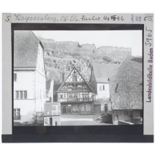 Kaysersberg Ob. Els., Fachw. HS 1592 = Kaysersberg, Haute-Alsace, maison à pans de bois 1592