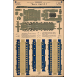 Planche de construction : Cartonia : train rapide