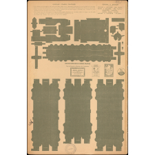 Planche de construction : Cartonia : train rapide