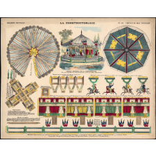 Constructions grand format : manège de chevaux de bois : planche N° 702