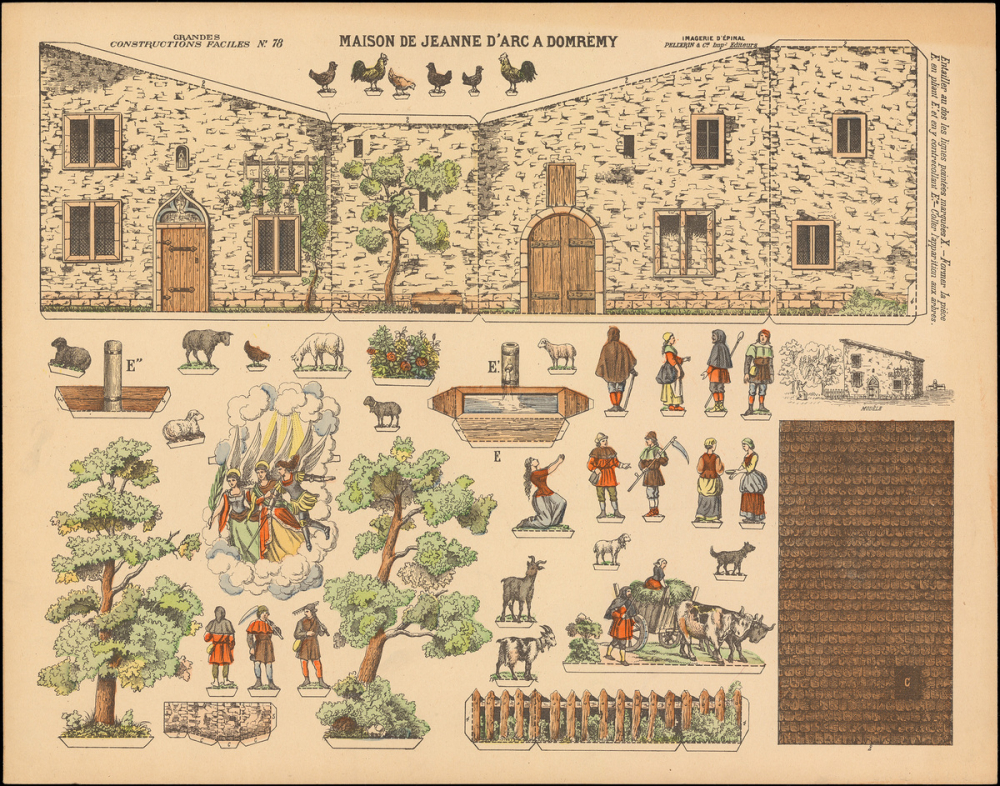 Grandes constructions faciles : N° 78 : maison de Jeanne D'Arc à Domrémy