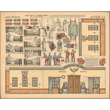 Grandes constructions : une salle d'ambulance de la croix-rouge : série de guerre : N° 15