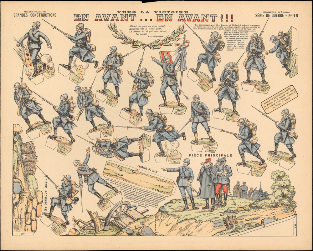 Grandes constructions : vers la victoire : en avant… en avant!!! : série de guerre : N° 18
