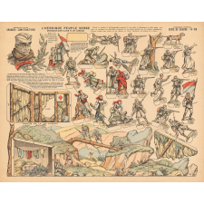 Grandes constructions : l'héroïque peuple serbe défendant pied à pied le sol national : série de guerre : N° 19
