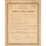 Certificat d'études primaires. 