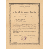 Certificat d'études primaires élémentaires. 