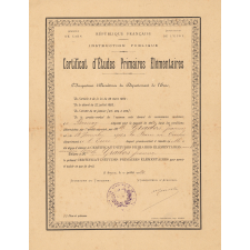 Certificat d'études primaires élémentaires. 