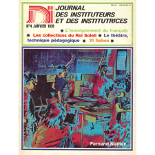 Journal des instituteurs et des institutrices (JDI). N°1.