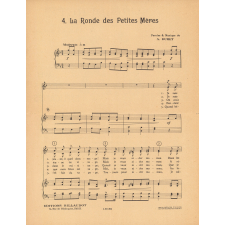 12 rondes enfantines. 4, la Ronde des Petites Mères