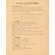 12 rondes enfantines. 4, la Ronde des Petites Mères
