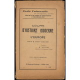 Cours d'histoire moderne : l'Europe : XVIIe & XVIIIe siècles