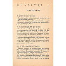 La vraie vie : La Foi du Chrétien Catholique : à l'usage des classes supérieures de l'enseignement secondaire, des militants de l'action catholique et des adultes