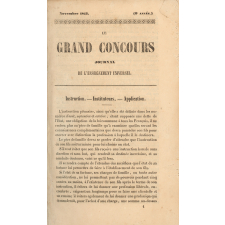 Le grand concours : journal de l'enseignement universel : novembre 1843 : octobre 1844