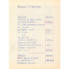 Cahier d'arithmétique : 5e