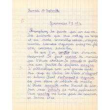 Cahier de grammaire : 5e