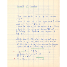 Cahier de géométrie : 5e