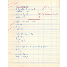 Cahier : exercices de chimie et de physique : 4e
