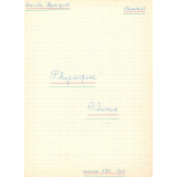 Cahier de physique et de chimie : 4e