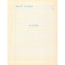 Cahier d'algèbre : 3e