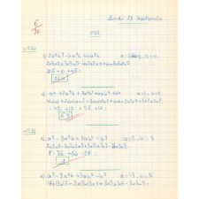 Cahier d'algèbre : 3e