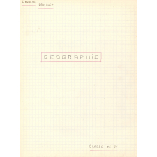 Cahier de géographie : 3e
