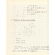 Cahier de géométrie n° 2 : 2e M 1