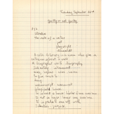 Cahier d'anglais : 1e6