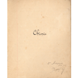 Cahier de chimie