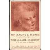 Buvard publicitaire minéraline du Dr Baud : Léonard de Vinci