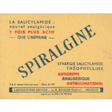 Buvard publicitaire : Spiralgine