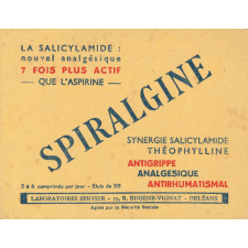 Buvard publicitaire : Spiralgine
