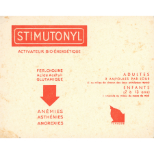 Buvard publicitaire : stimutonyl