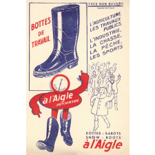 Buvard publicitaire : à l'Aigle Hutchinson