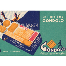 Buvard publicitaire : biscuits Gondolo