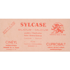 Buvard publicitaire : Sylcase, Cinéyl et Cuprobalt