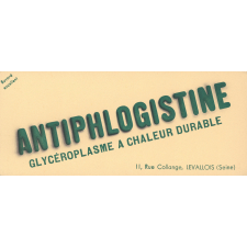 Buvard publicitaire : Antiphlogistine