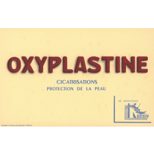 Buvard publicitaire : Oxyplastine
