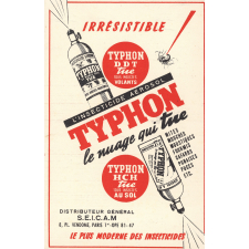 Buvard publicitaire : insecticide Typhon