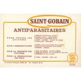 Buvard publicitaire : antiparasitaires Saint-Gobain