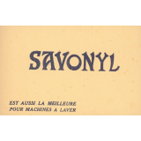 Buvard publicitaire : Savonyl