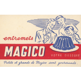 Buvard publicitaire : Entremets Magico
