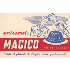 Buvard publicitaire : Entremets Magico