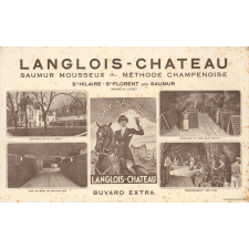Buvard publicitaire : Mousseux Langlois-Château
