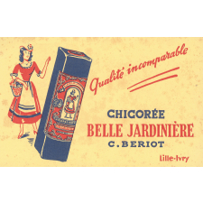 Buvard publicitaire : Chicorée Belle Jardinière