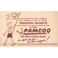 Buvard publicitaire : Vêtements Conchon-Quinette