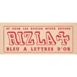 Buvard publicitaire : Papier à cigarettes Rizzla+