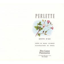 Perlette. Goutte d'eau.