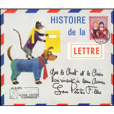 Histoire de la lettre que le chat et le chien écrivirent à leurs amies les petites filles.