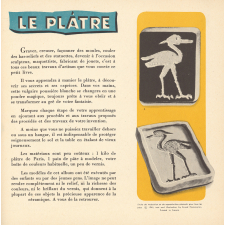 Le plâtre.