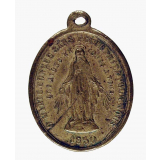 Médaille religieuse à l'effigie de la Vierge, dite médaille miraculeuse